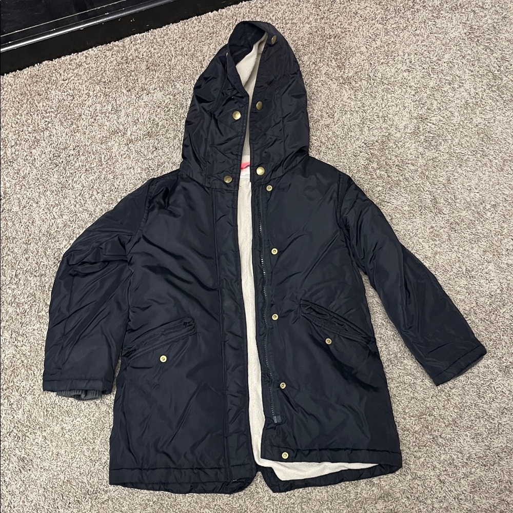 Crewcuts Black Hooded Puffer Jacket
